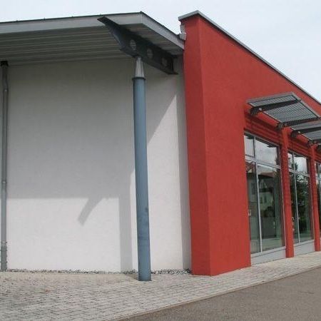 fertiggestellte Fassadengestaltung mit Außenputz